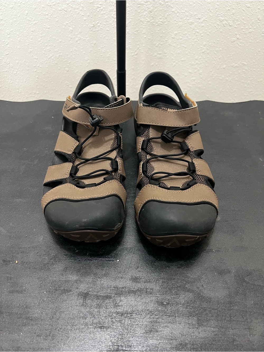 Teva Brown and Black Men's Outdoor Sandals